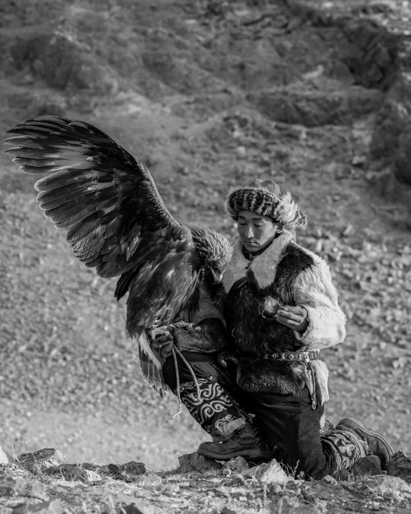Ancient Eagle Hunter by ADIREK M — canvas wall art