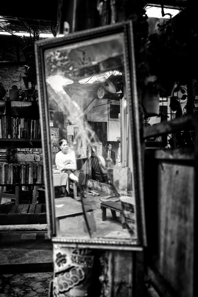 Candid Shop Reflection by Rahmad Adriansyah — canvas wall art
