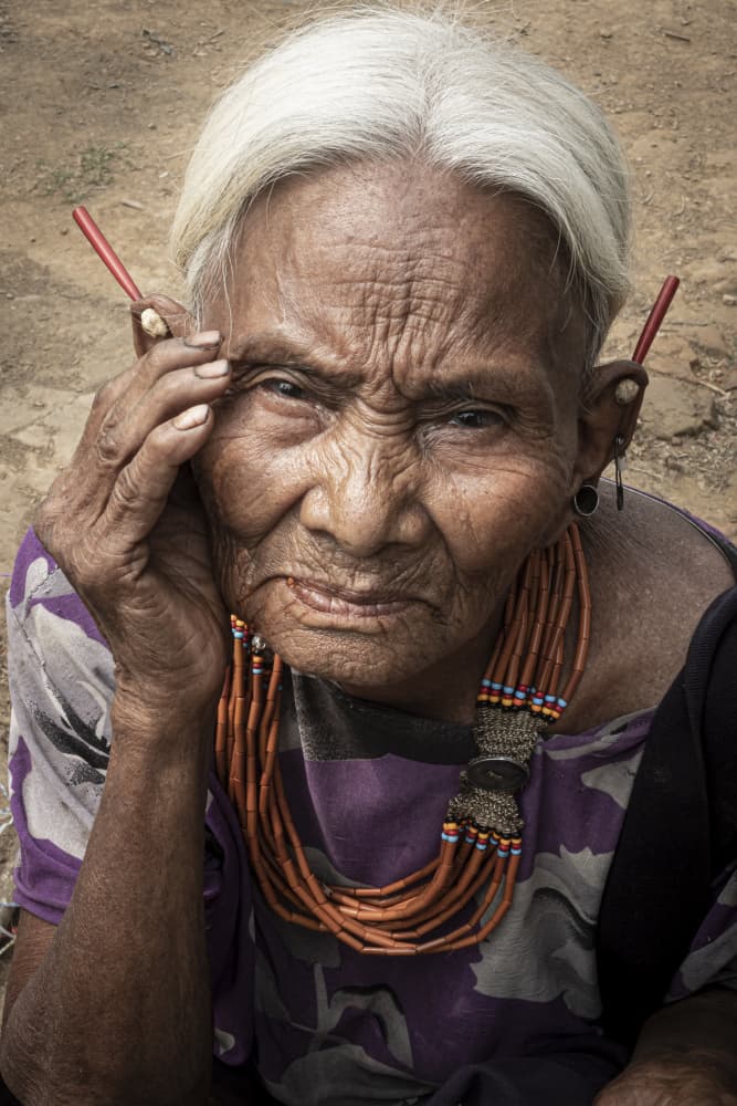 Indigenous Elder Portrait by Elena Molina — canvas wall art