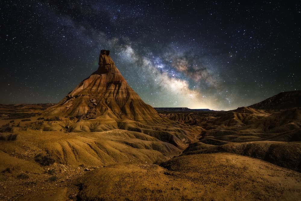 Desert Night Sky by Andrei Ionut Dascalu — canvas wall art