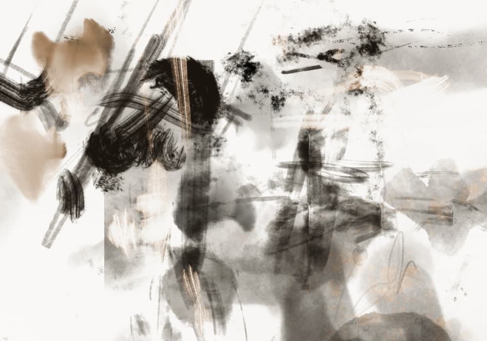 Dynamic Abstract Ink by Pictufy Studio II — canvas wall art
