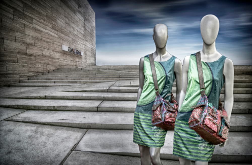 Stylish Mannequins Urban Steps by Maurits De Groen — canvas wall art