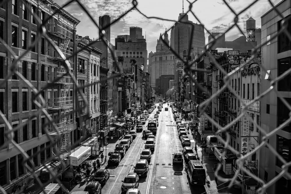 New York City Street View by Hasan Dimdik — canvas wall art