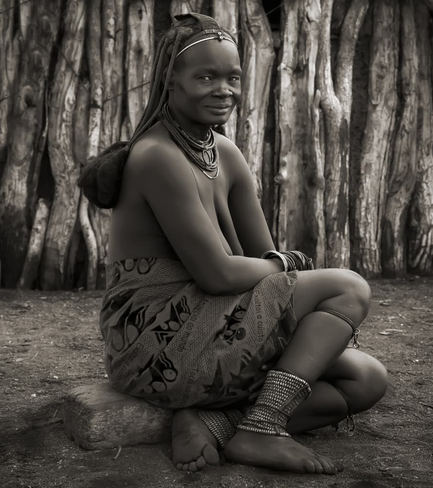 Serene African Woman by Jan Donckers — canvas wall art