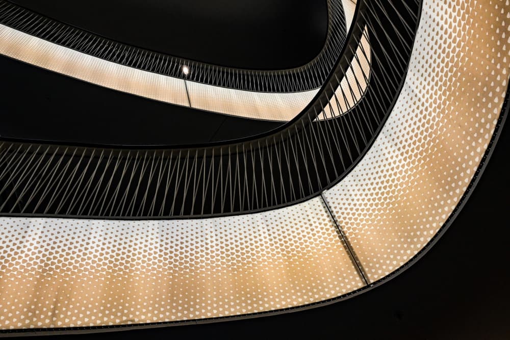 Modern Illuminated Curve by Linda Wride — canvas wall art