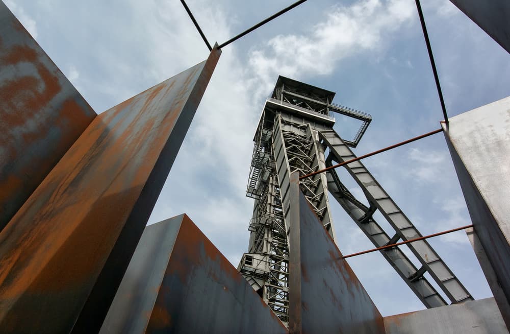 Industrial Tower Geometry by Lus Joosten — canvas wall art
