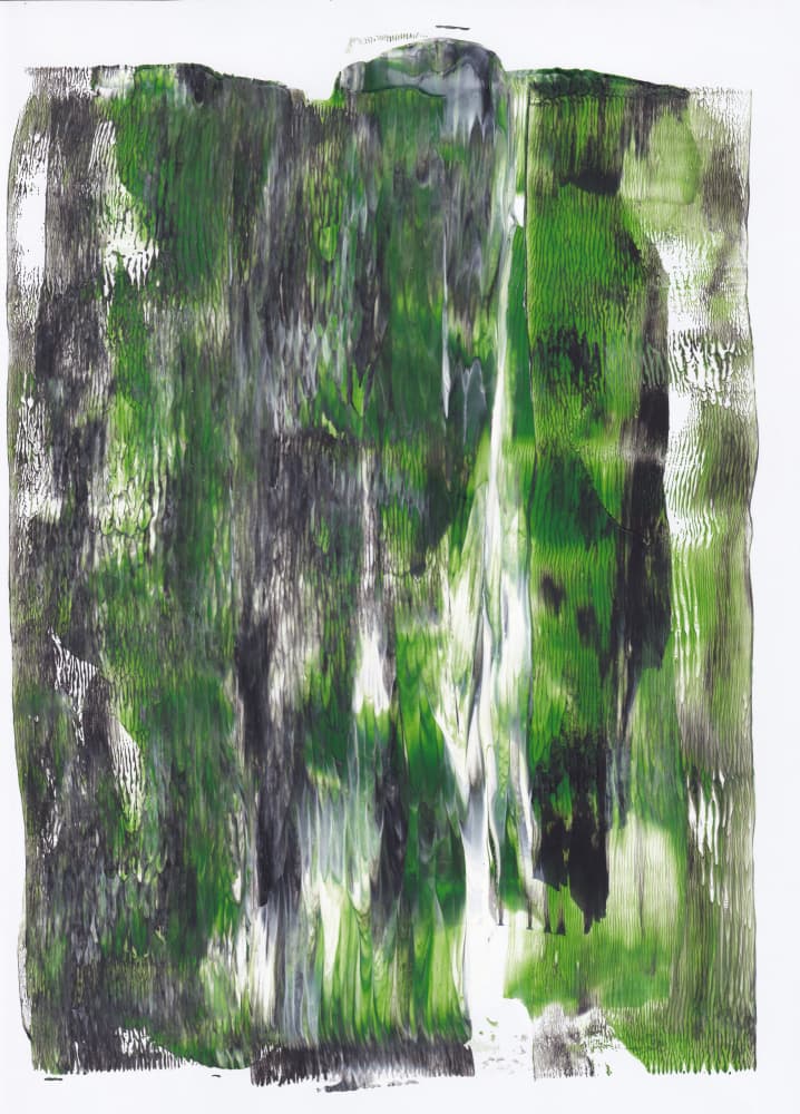 Lush Green Abstraction by Maira Ribena — canvas wall art
