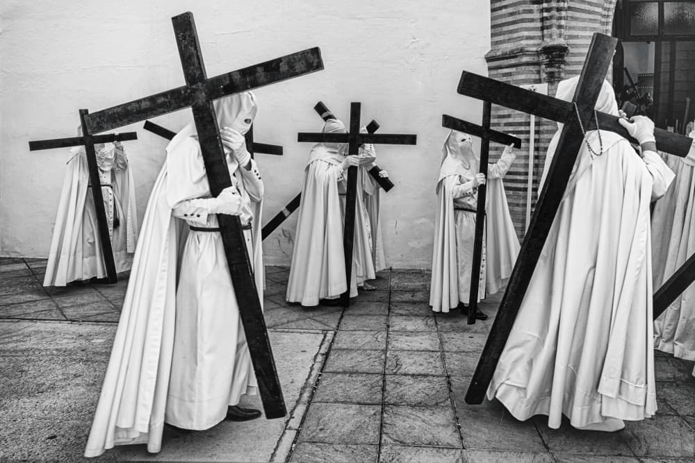Solemn Crosses Procession by JUAN CARLOS HERVÁS MARTÍNEZ — canvas wall art