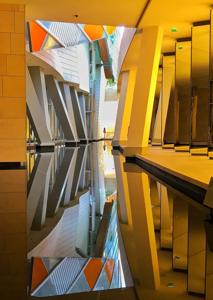 Reflected Golden Architecture by Marc Pelissier — canvas wall art