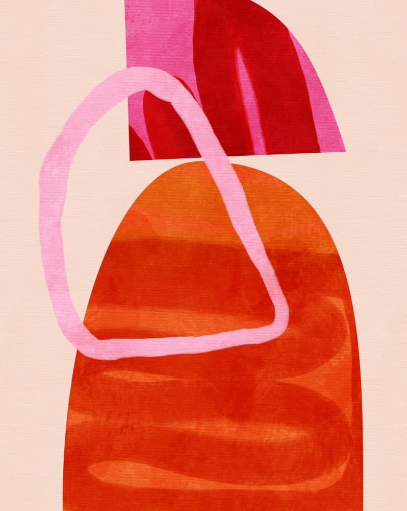 Painted Lines Kopie by Ana Rut Bre — canvas wall art