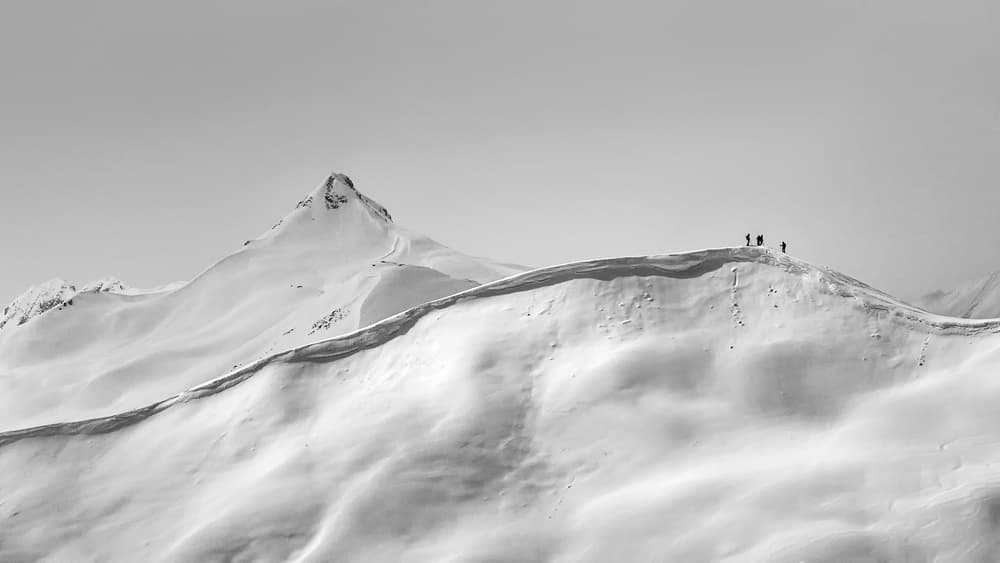 Mountain Ridge Adventure by Uschi Hermann — canvas wall art