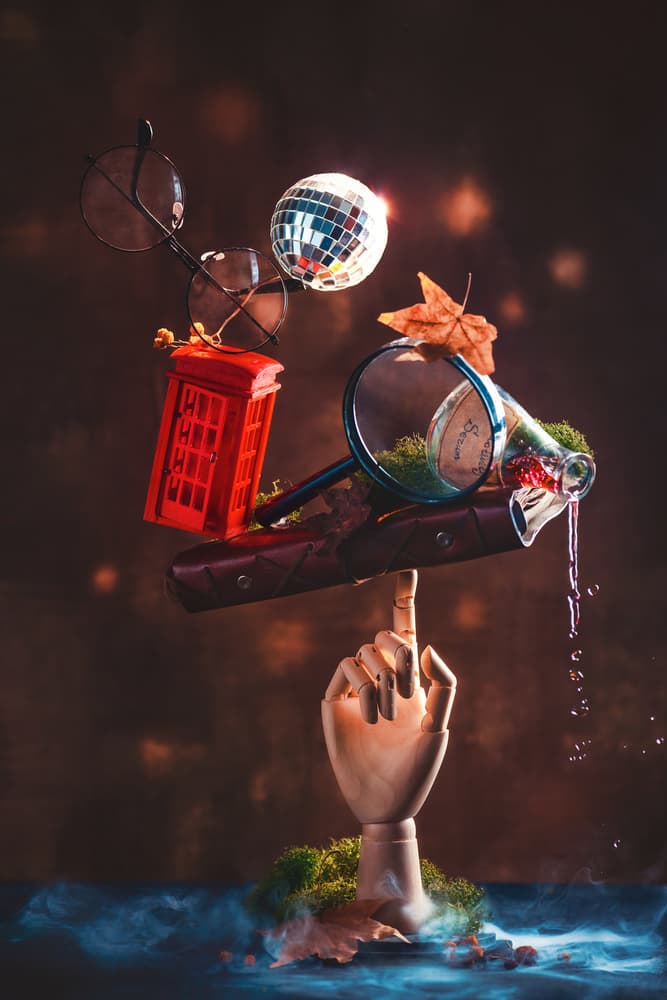 Whimsical Balancing Act by Dina Belenko — canvas wall art