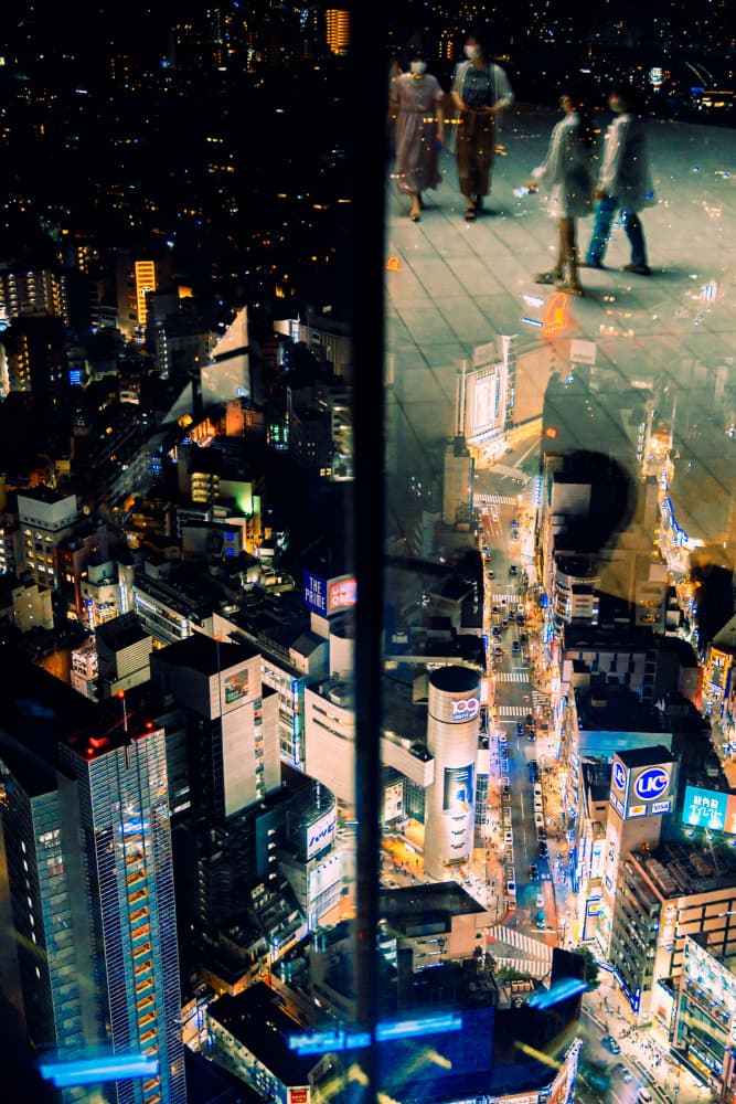 Vibrant City Night View by GEN NISHISHIMAMOTO — canvas wall art