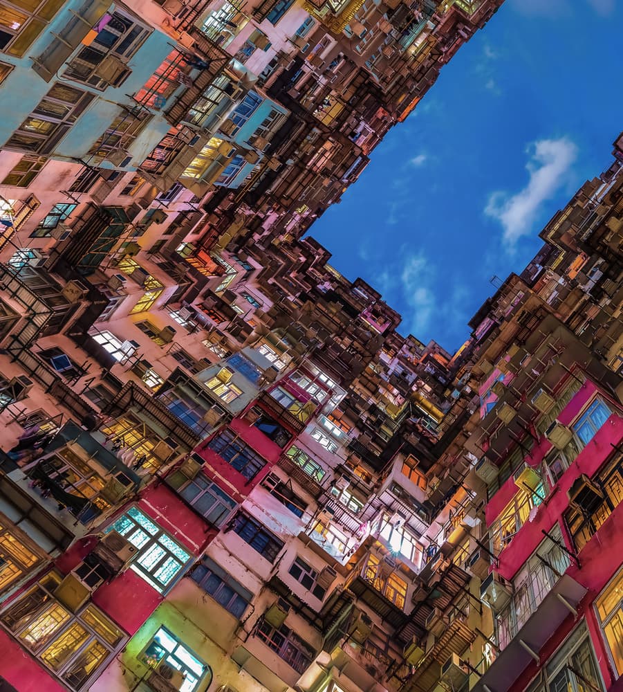 Urban Canyon Sky by Andreas Agazzi — canvas wall art