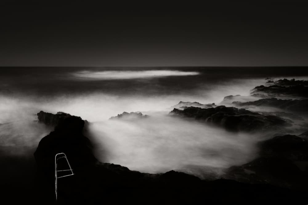 Misty Coastal Serenity by Paulo Abrantes — canvas wall art