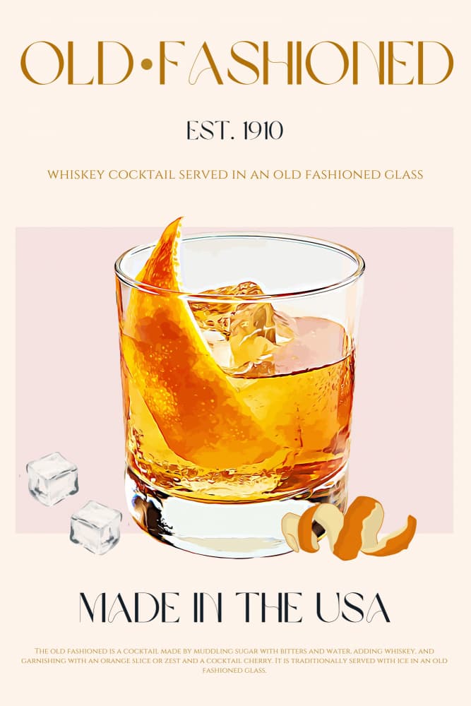 Classic Old Fashioned Cocktail