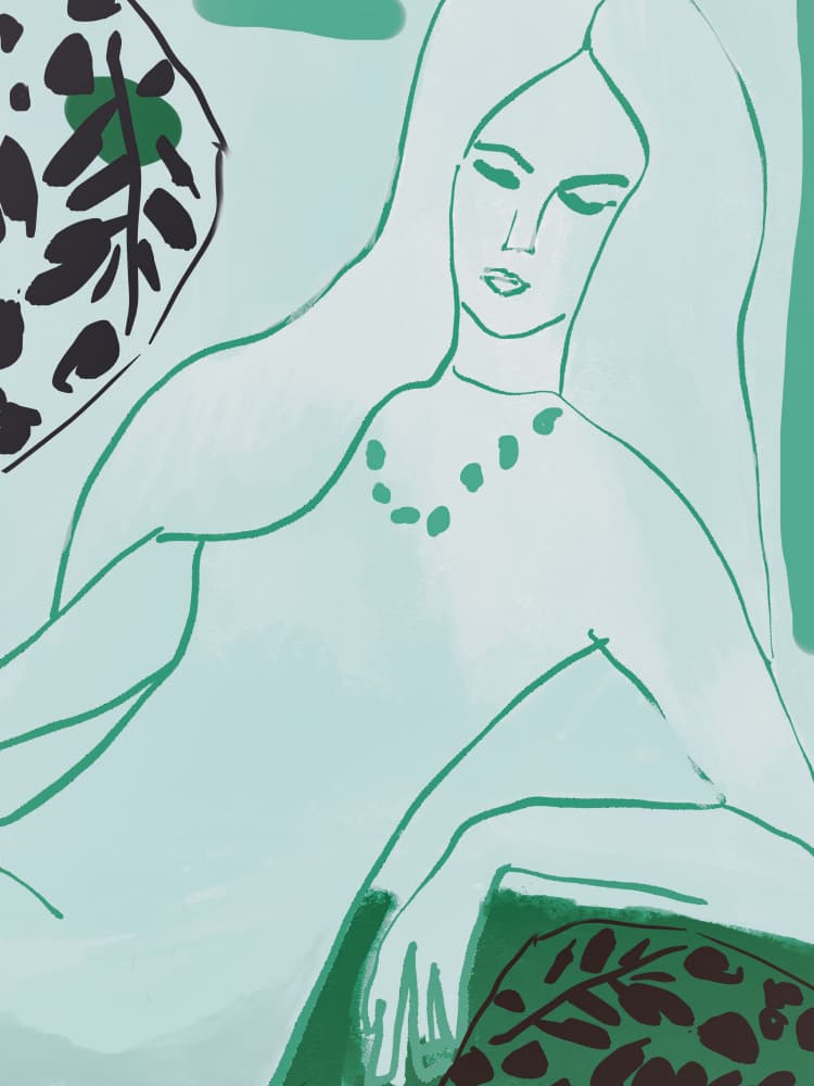 Nude by Beate Tubach — canvas wall art
