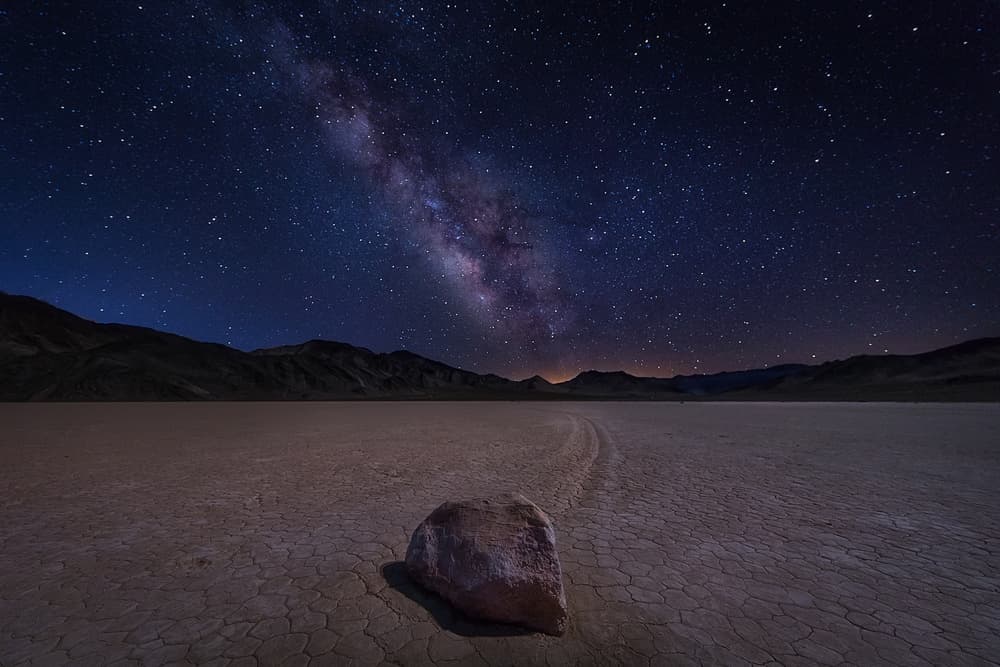 Milky Way Desert Night by Michael Zheng — canvas wall art