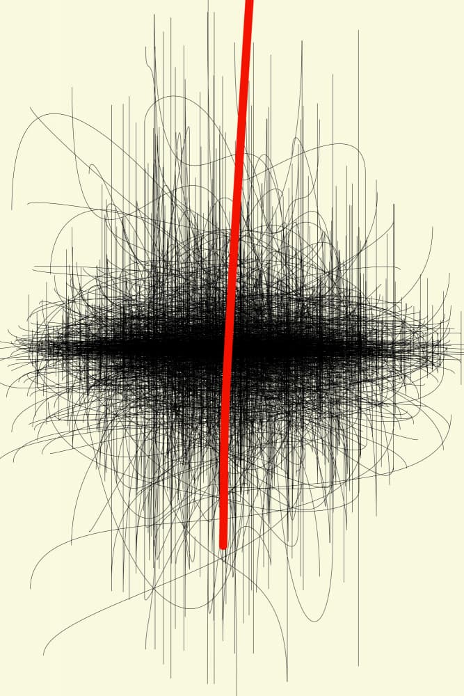 Red Line Energy by Petr Strnad — canvas wall art