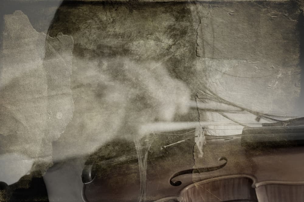 Ethereal Violin Music by Olga Mest — canvas wall art