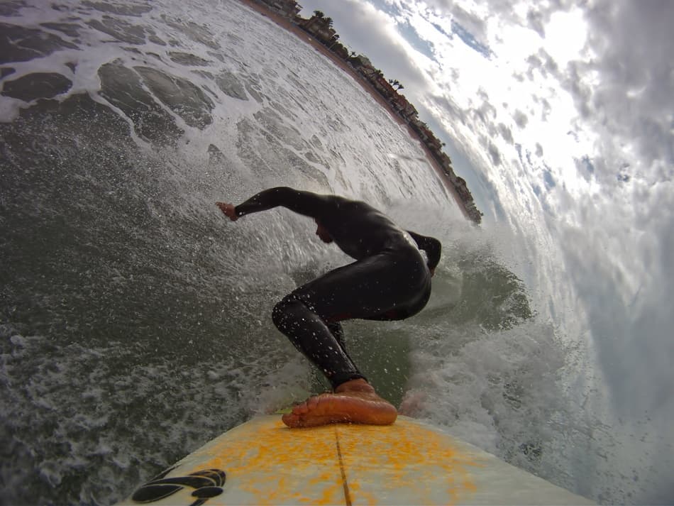 Surfer's Ocean Ride by Assaf Gavra — canvas wall art