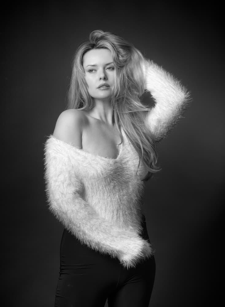 Elegant Woman Portrait by Colin Dixon — canvas wall art