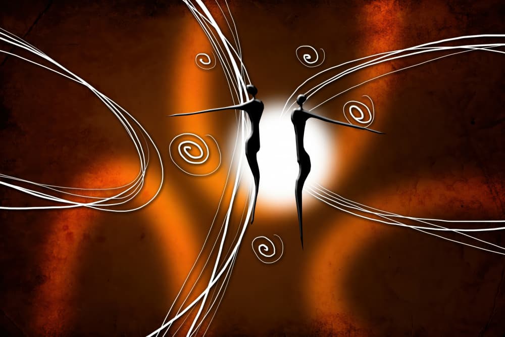 Elegant Dance Figures by Rafal Kulik — canvas wall art
