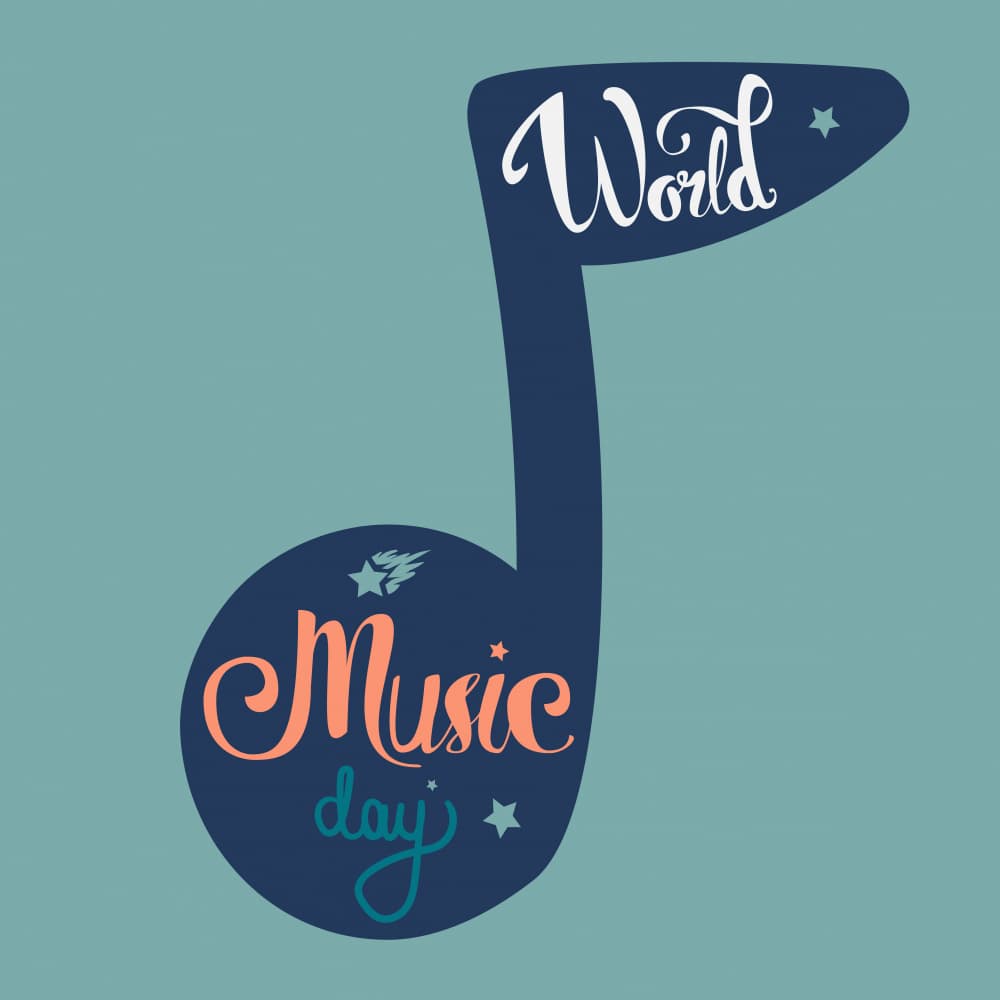 World Music Day by Marika Barsrsind — canvas wall art