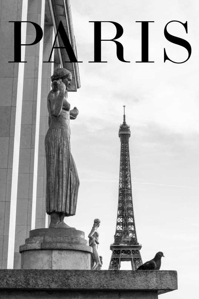 Paris Eiffel Tower View by Pictufy Studio III — canvas wall art