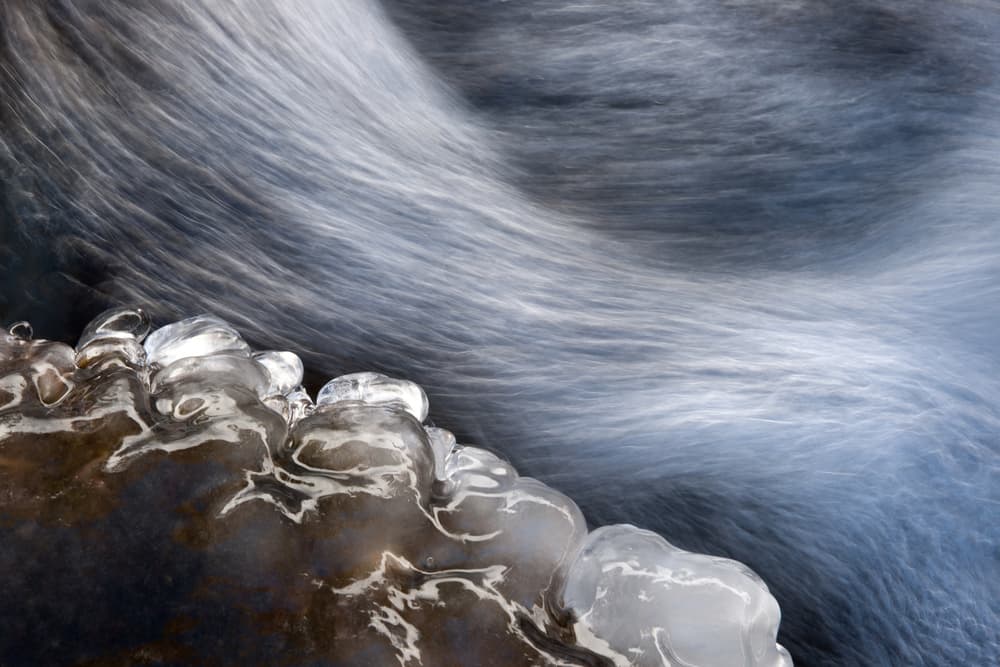 Serene Frozen Flow by Vito Miribung — canvas wall art