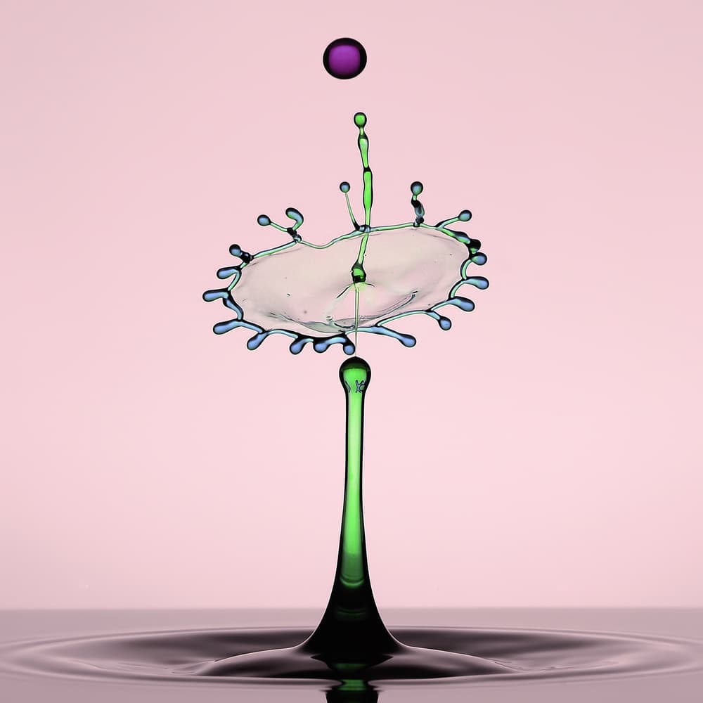 Colorful Drop Collision by Edy Pamungkas — canvas wall art