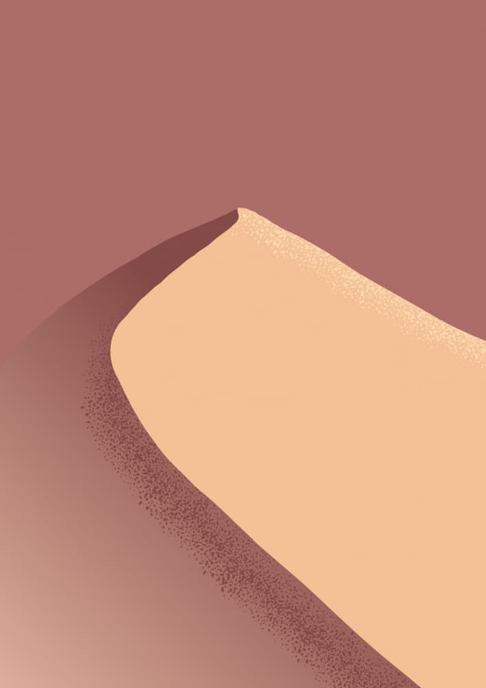 Warm Desert Dune by Nicholas — canvas wall art