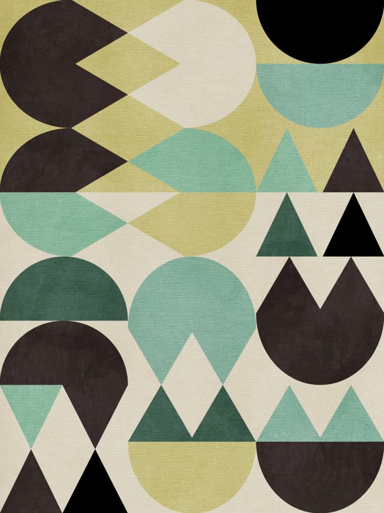 Rainbow Plus Shapes6 by Ana Rut Bre — canvas wall art