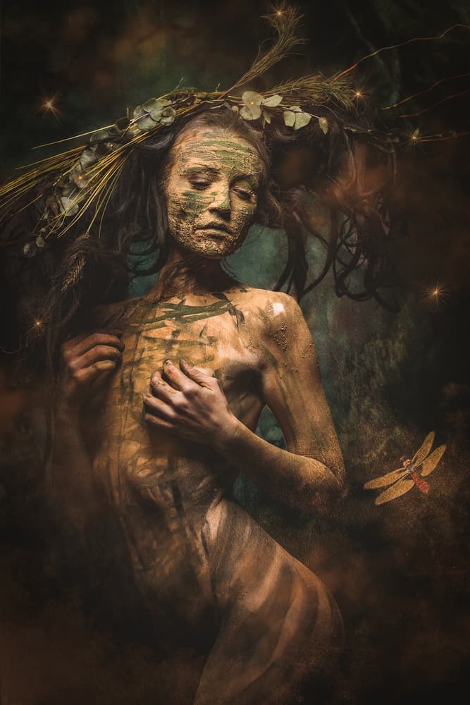 Earth Goddess Spirit by Siegart — canvas wall art