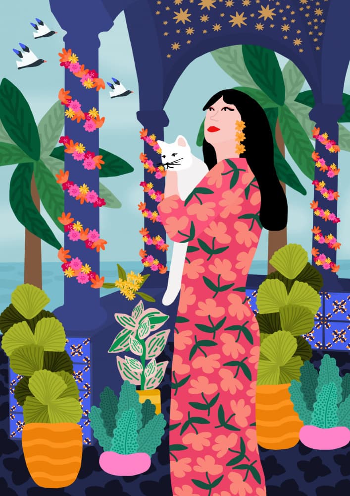 Admiring The Beauty Of Everything by Rafaela Mascaro — canvas wall art