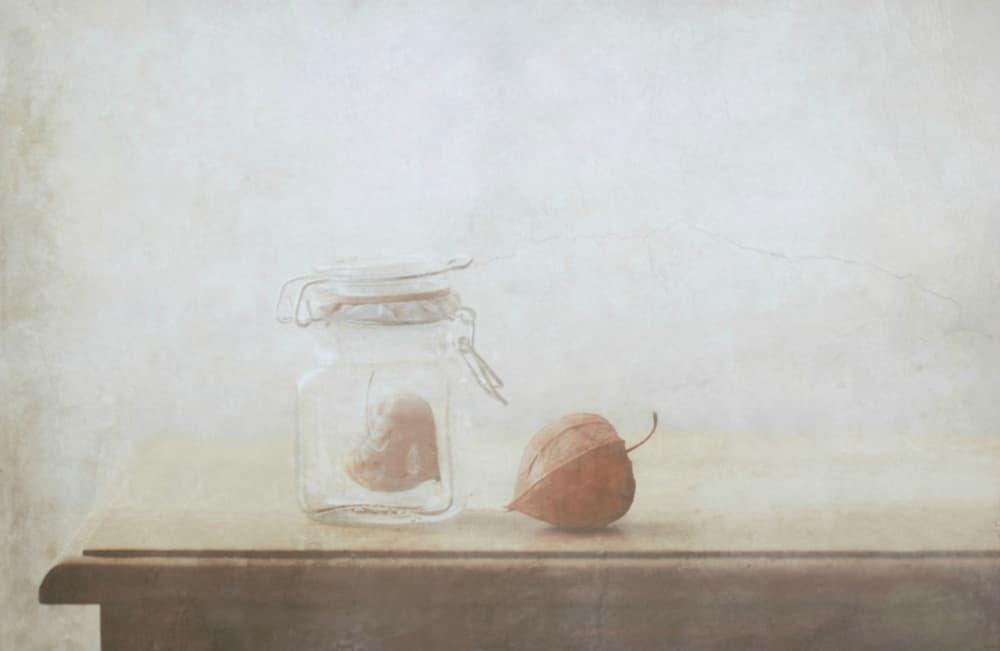 Rustic Love Still Life by Delphine Devos — canvas wall art