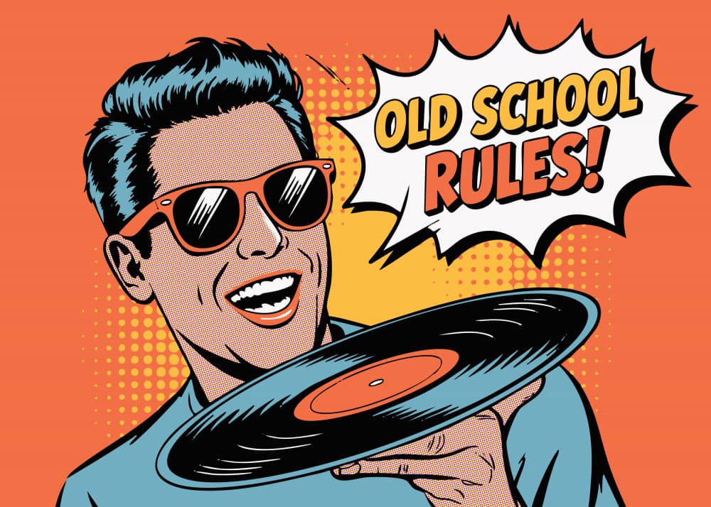 Old School Rules Man