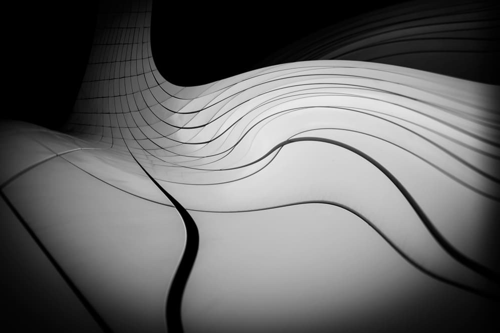 Modern Curved Forms by Eli Matityahu — canvas wall art