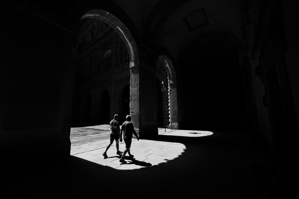Men In Dramatic Light by Milan Uhrin AFIAP AZSF — canvas wall art