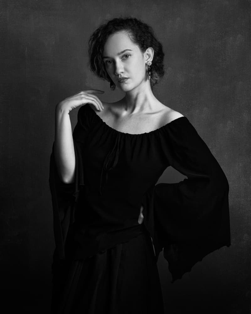 Moody Woman Portrait by Shizuo Shiki — canvas wall art