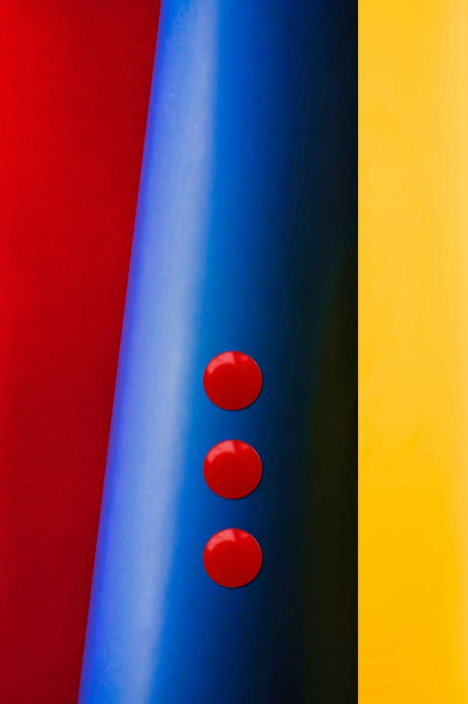 Bold Primary Shapes by Raffaele Corte — canvas wall art