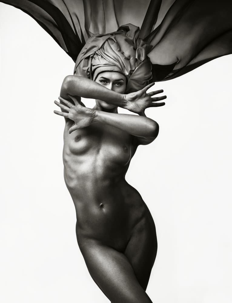 Elegant Draped Figure by Mark Nazarov — canvas wall art