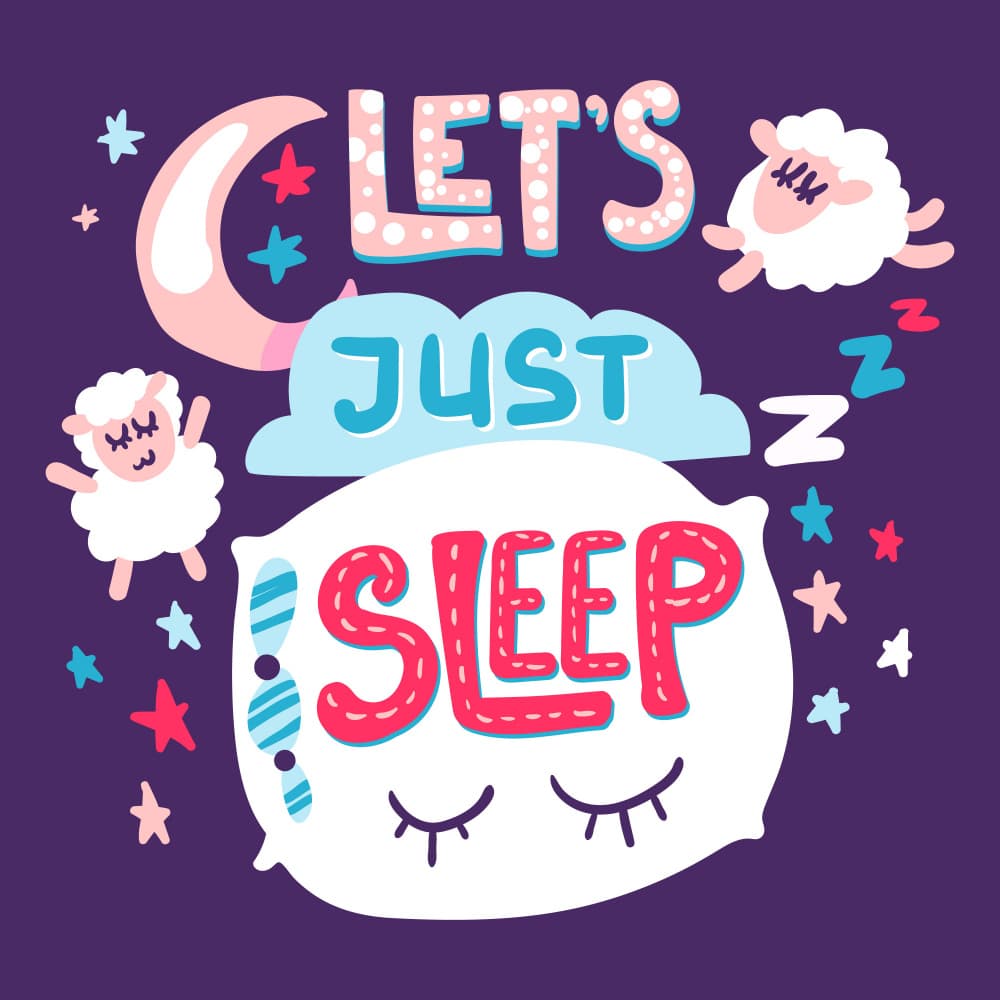 Sweet Dreams Sleepy Sheep by Marika Barsrsind — canvas wall art