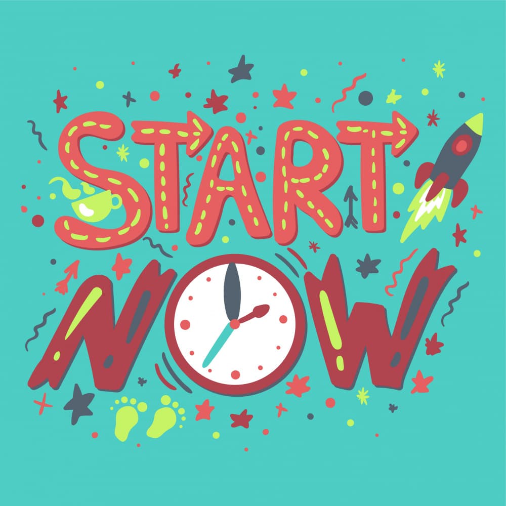 Start Now Journey by Marika Barsrsind — canvas wall art