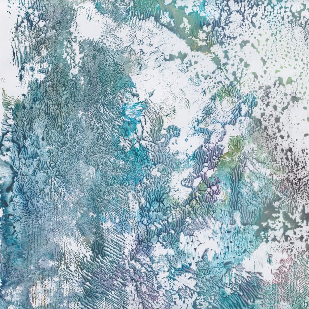 Abstract Ocean Flow by Maira Ribena — canvas wall art