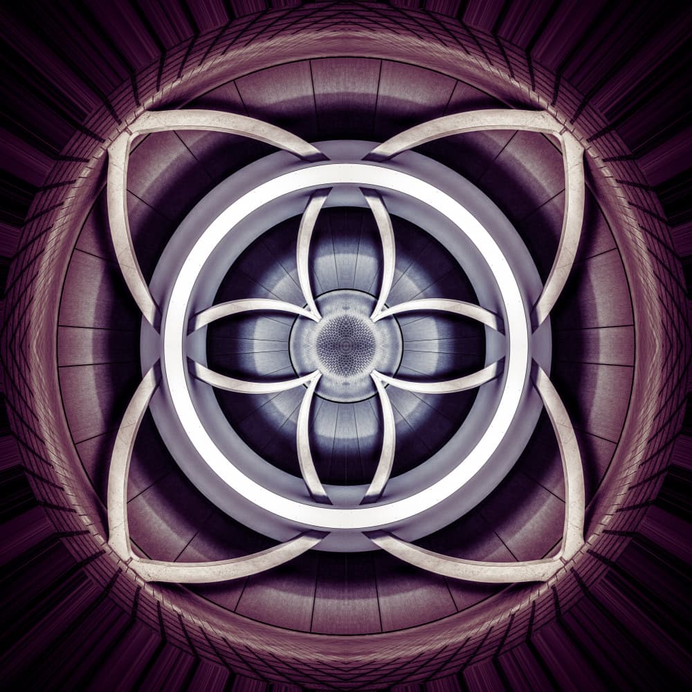 Concentric Architectural Design by Stephan Rückert — canvas wall art