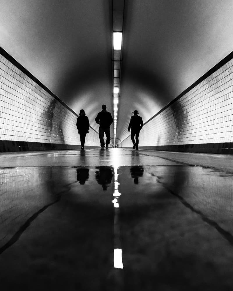 Mysterious Tunnel Journey by Sofie Steenhoudt — canvas wall art