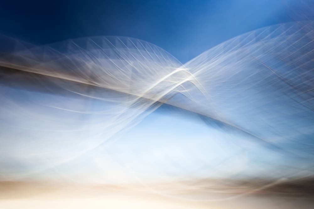 Serene Blue Flow by Åsmund Kværnstrøm — canvas wall art