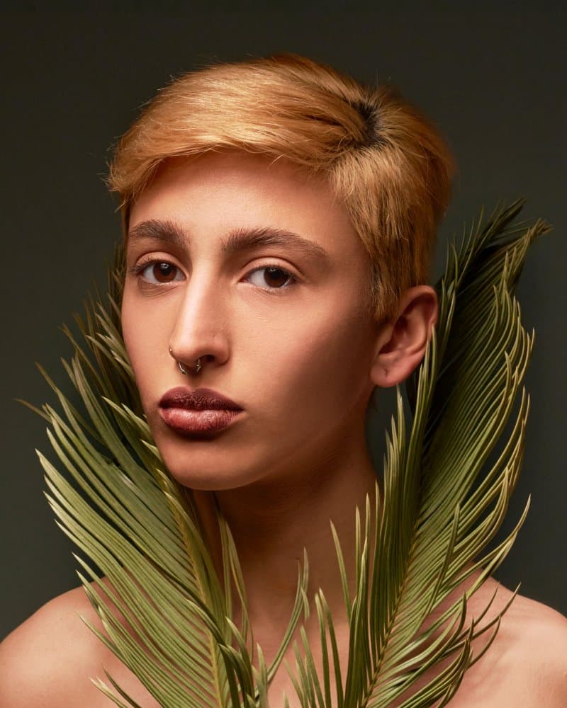 Earthy Portrait with Leaves by Shizuo Shiki — canvas wall art