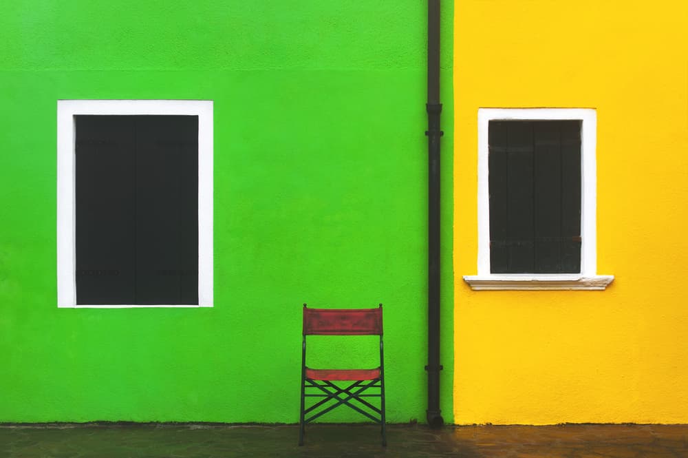 Vibrant Walls Red Chair by Samir Pajic — canvas wall art